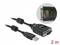 USB til seriel adapterkabel, 2 m. Viser USB-A-stik og DB9-stik med LED-indikatorer for dataoverførsel. Perfekt til enhedstilslutning.