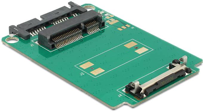 Delock Seriel Adapter [1x Mikro-SATA-kombistik 9+7-pol. - 1x mSATA]-2