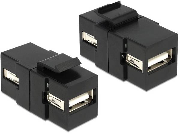 Delock 86367 USB 2.0-indbygningsmodul Keystone Kabel 1 stk