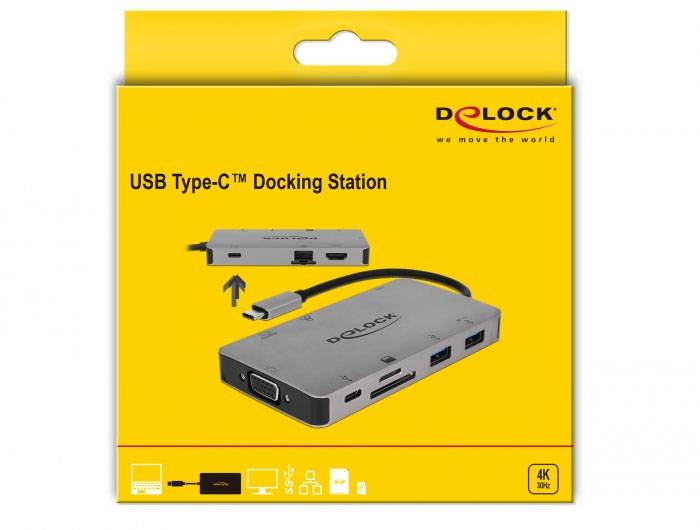 Delock USB-C® Dockingstation 87735-6