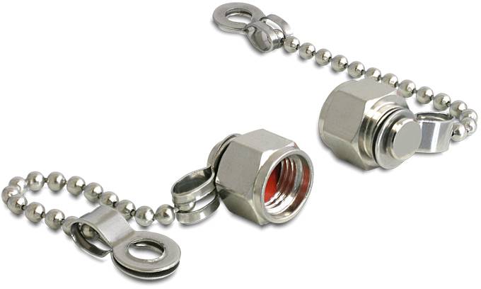 Delock 88488 88488 Afslutningskappe Sølv 1 stk Bag-1