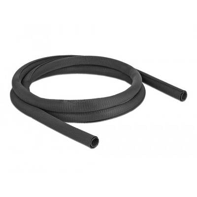 Delock 19179 Kabel-bundtningsslange Polyester Sort (Ø x L) 19 mm x 2 m 1 stk-0