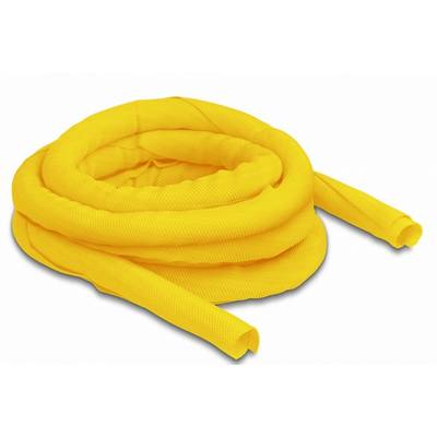 Delock 20873 Kabel-bundtningsslange Polyester Gul (Ø x L) 16 mm x 5 m 1 stk-0