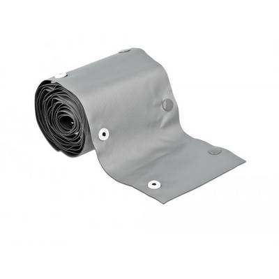 Delock 20726 Kabel-bundtningsslange PVC Sort, Grå (Ø x L) 20 mm x 2 m 1 stk-0
