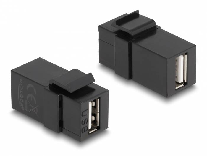 Delock 87829 USB 2.0-indbygningsmodul Keystone Kabel 1 stk-0