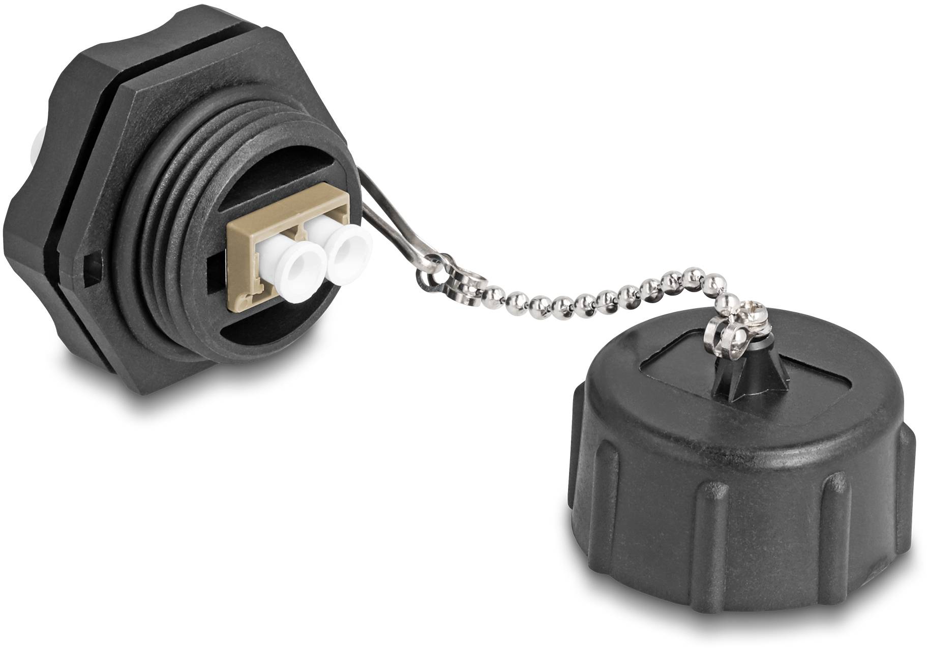 Delock LWL-stikforbinder, tilbehør 87885 Gennemgangsadapter Bag-2