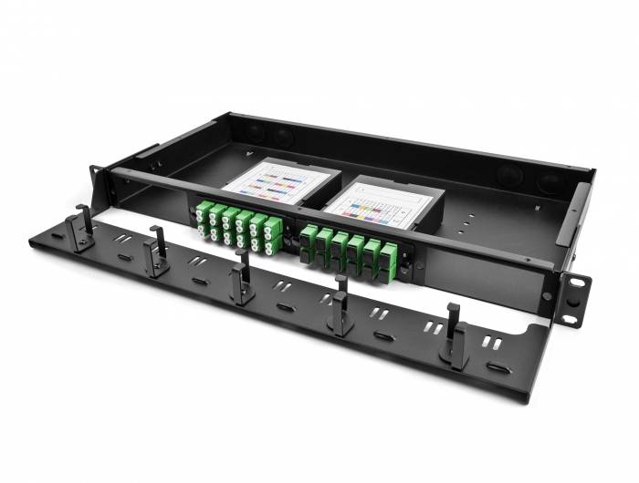 Delock 66924 Patch-panel 483 mm (19") Kabel 1 U Sort uden stik-4