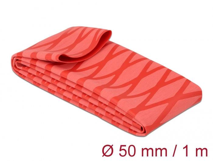 Delock 19609 Krympeslange Rød 50 mm Krympningshastighed:2:1 1 stk-1