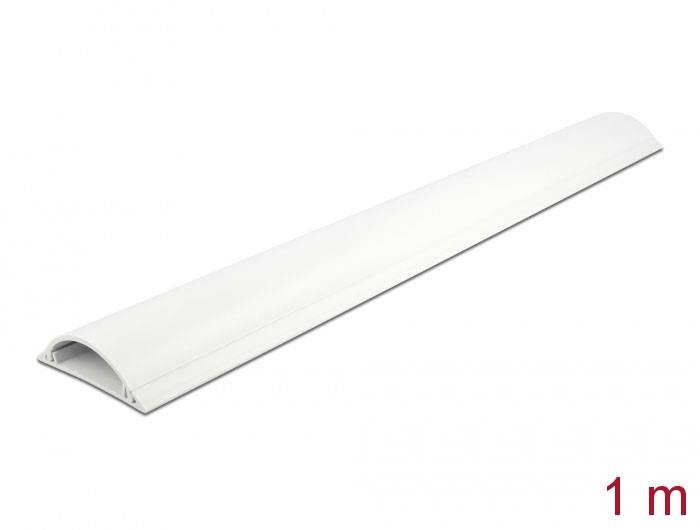 Delock 20706 Kabelkanal PVC Hvid (L x B x H) 1 m x 70 mm x 20 mm 1 stk-2