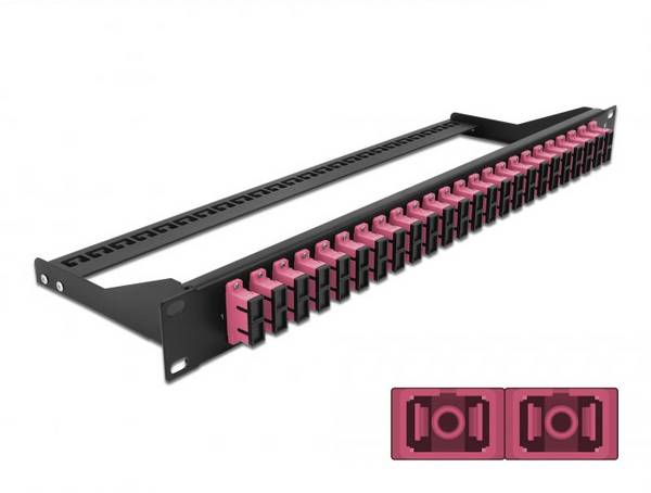 Delock 43396 LWL-Patchpanel 24 porte SC 1 U