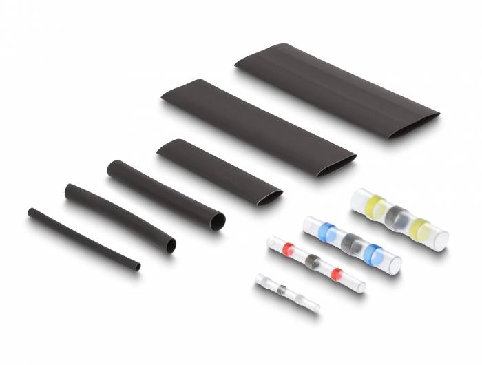 Delock 20907 Krympeslangesortiment Flerfarvet 2.0 mm 1.0 mm Krympningshastighed:2:1 1 stk-3