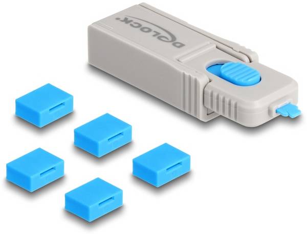 <br>  Delock<br>  USB-port<br>  20923<br>  <br>  <br>  Blå , Grå<br>  <br>  <br>  20923<br>