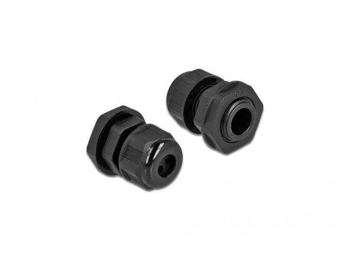 Delock 60373 Vandtæt PG9 Plastic Sort 1 stk-2