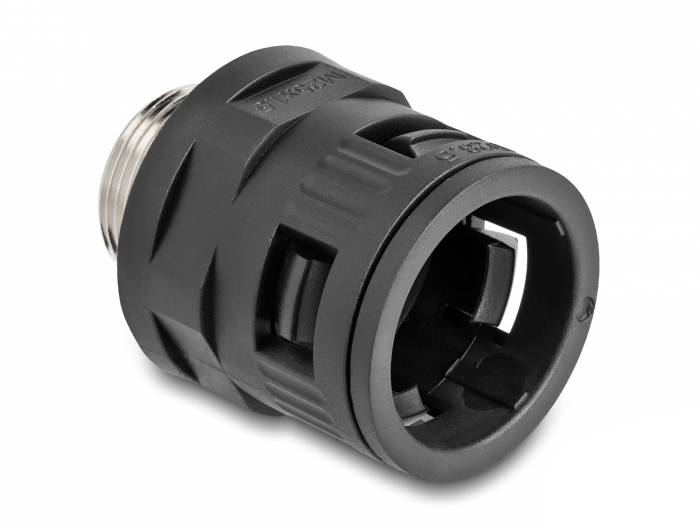 Delock 60455 Vandtæt M25 Messing , Plastic Sort 1 stk-0