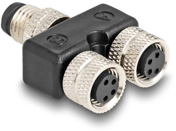 Delock 60577 Y-fordeler M8 x 1 Pol-tal (RJ): 4 1 stk-0