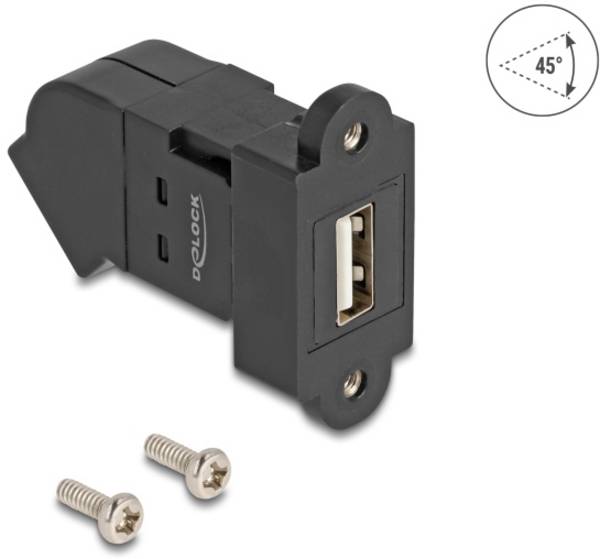 Delock 67150 USB 2.0-indbygningsmodul Keystone Kabel 1 stk