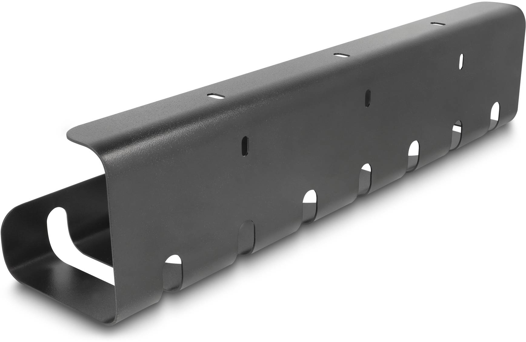 Delock 88031 Kabel-holdeclip Metal Sort (L x B x H) 430 x 100 x 40 mm 2 stk-2
