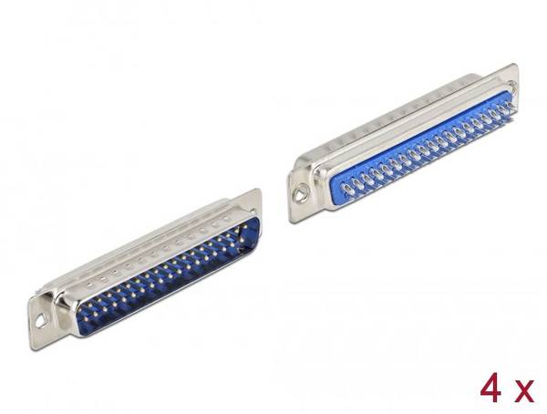 Delock 66704 D-SUB stikforbindelse - 4 stk Bag