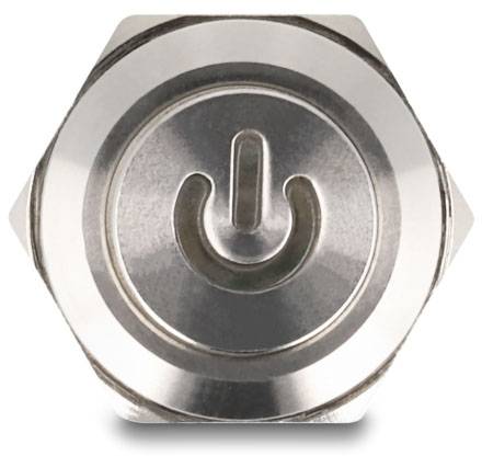 Delock 20981 20981 Trykknap 1 x On/(Off) Tastende Rød (B x T) 23 mm x 14 mm IP65 1 stk Bag-3