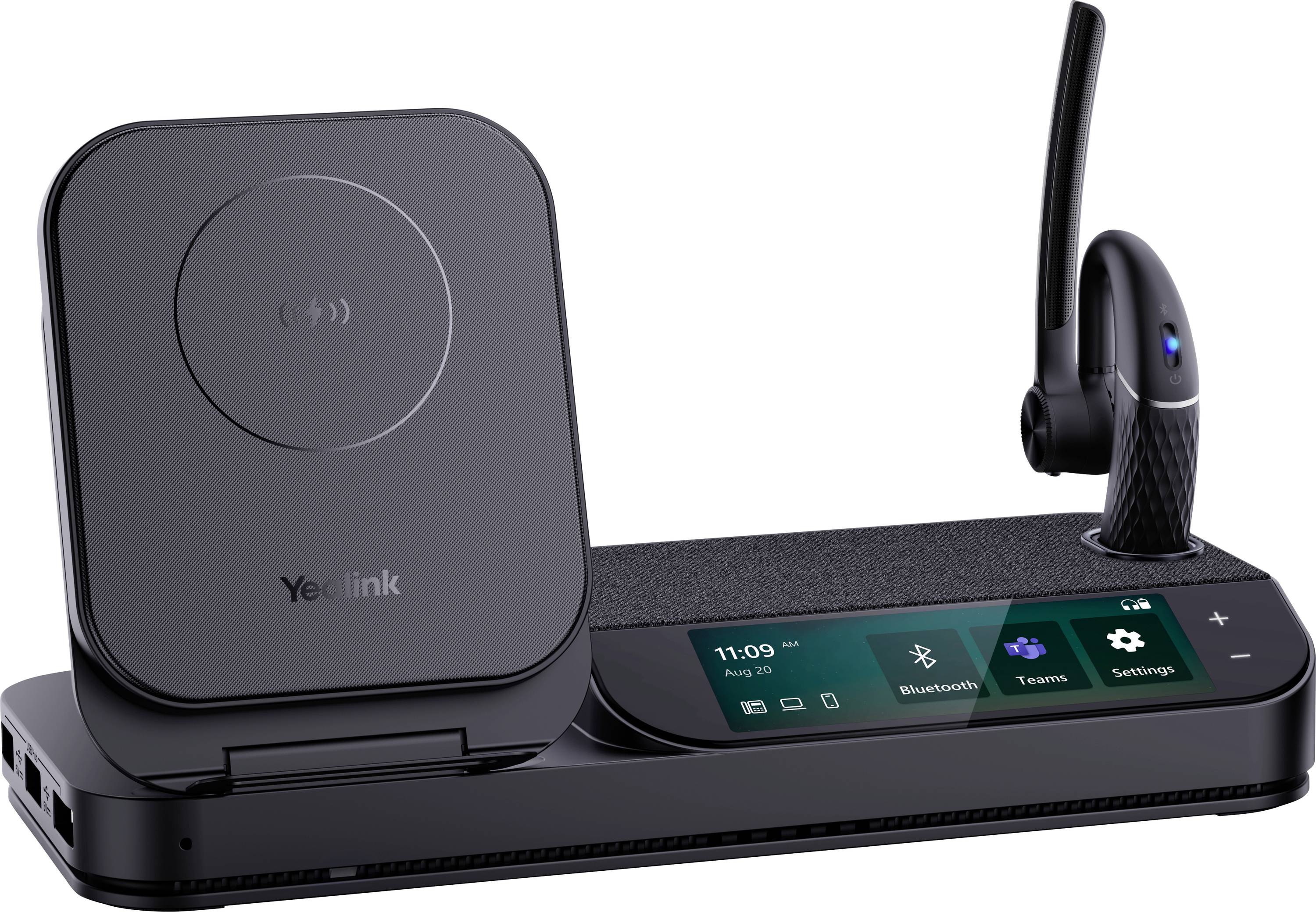 Yealink Yealink Bluetooth Headset BH71 Workstati On Ear-headset Bluetooth® Mono Sort Mikrofon-støjreduktion Ørebøjle Tel-0