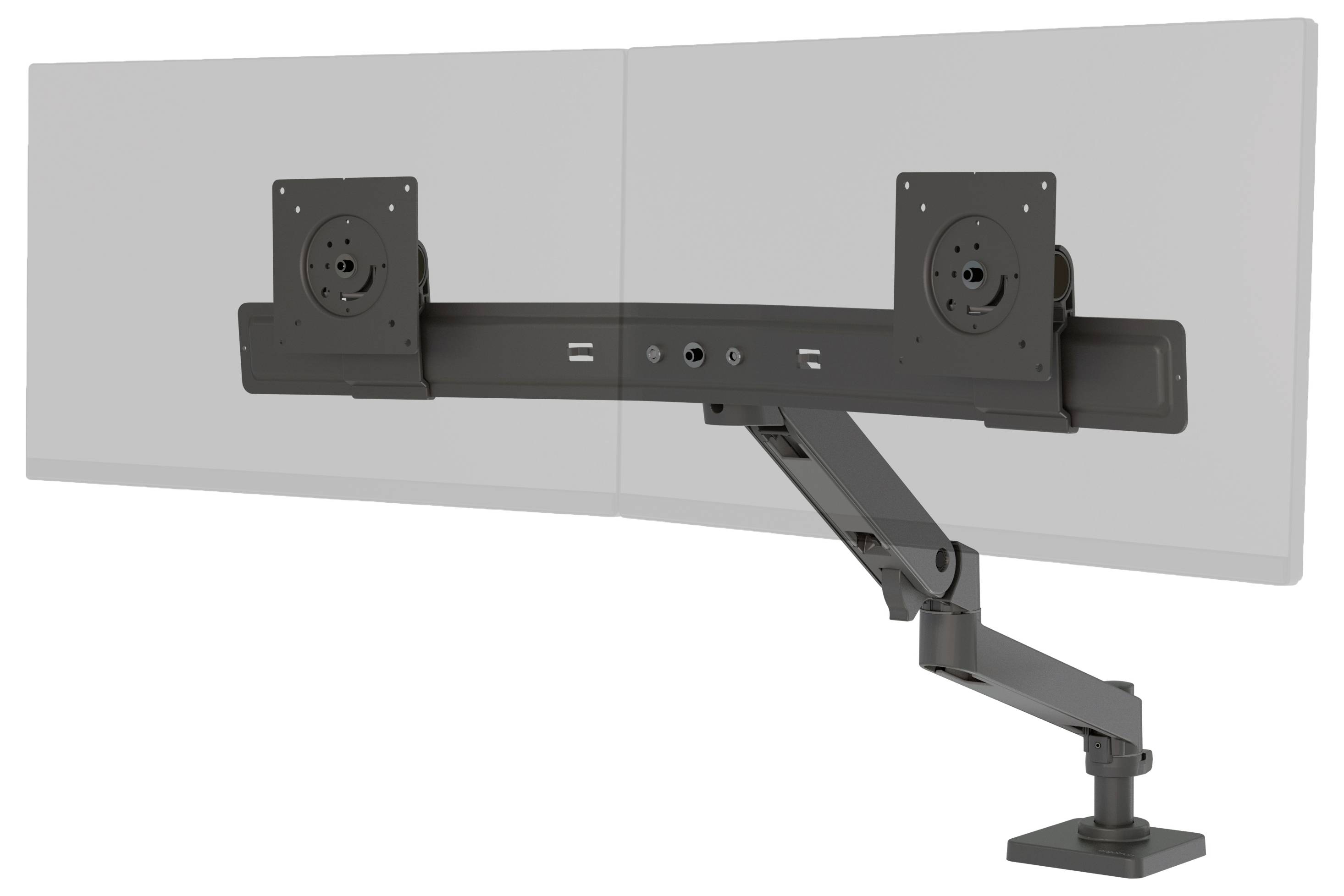 Ergotron 45-684-293 Skærm-bordslag 2 Display 68,6 cm (27") Grå Højdeindstilling, Vippebar-6