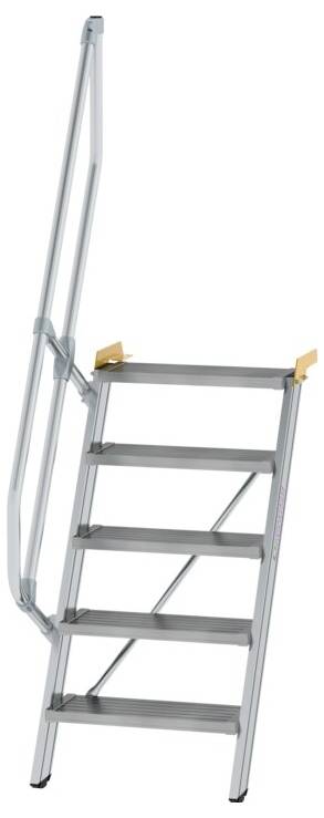 MUNK Günzburger Steigtechnik 600205 Aluminium, Galvaniseret stål Trappe