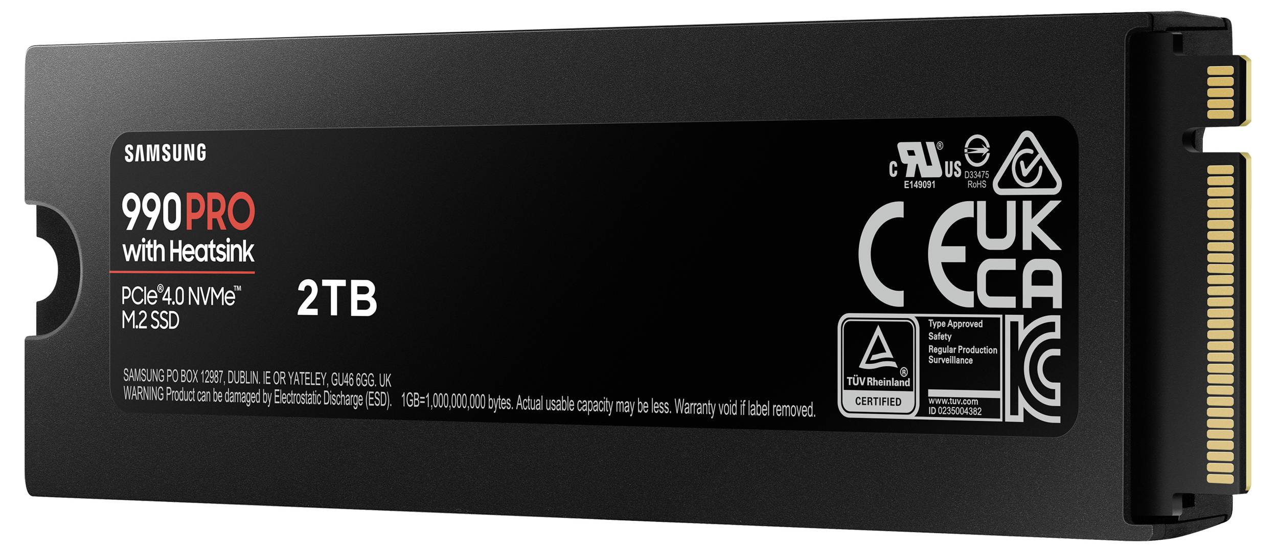 Samsung 990 PRO Intern M.2 PCIe SSD PCI-Express MZ-V9P2T0CW-3