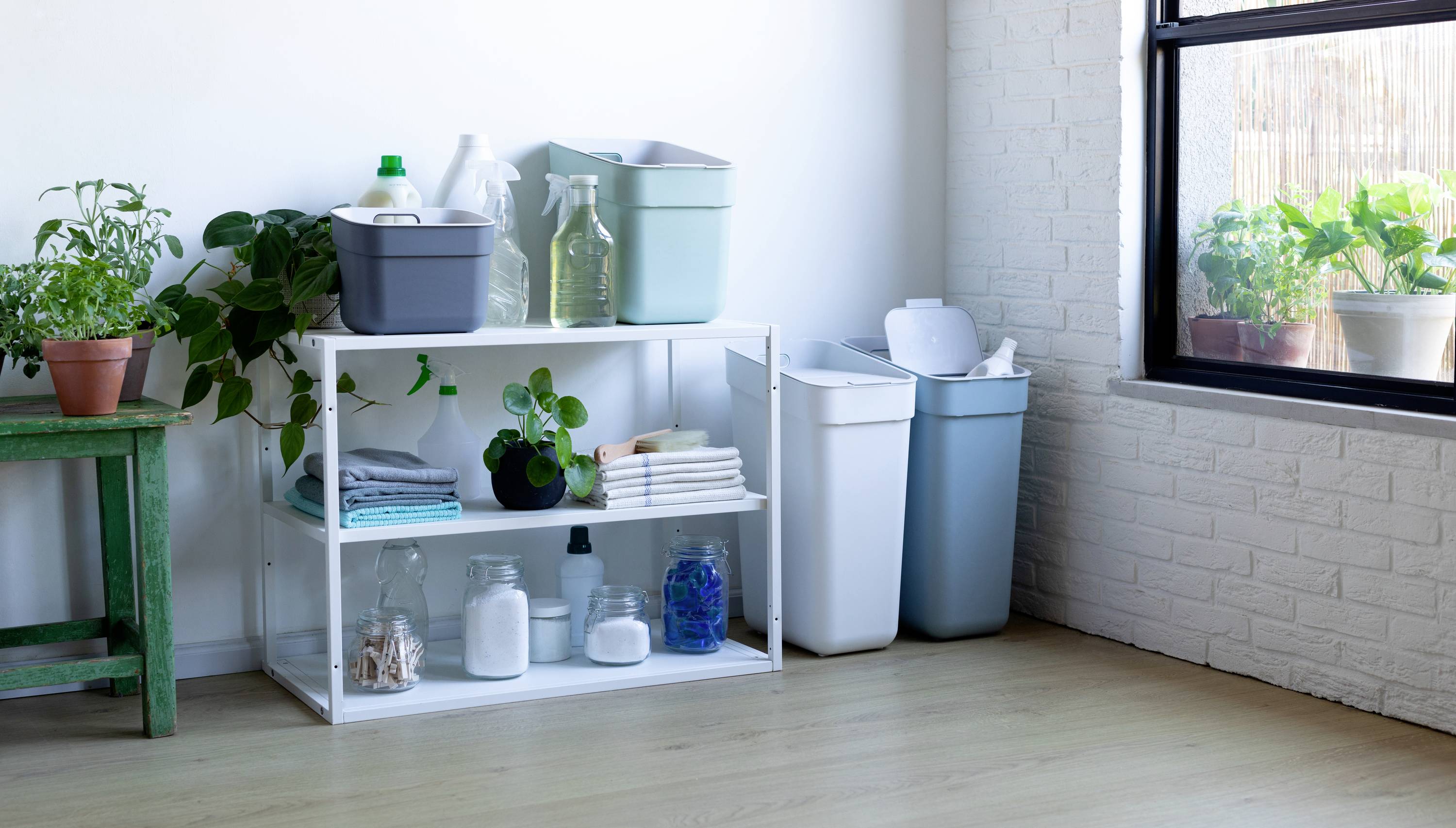 Curver READY TO COLLECT Mülleimer [30L], blau 251935 Skraldespand (L x B x H) 246 mm x 36.7 cm x 551 mm Blå 1 stk-2