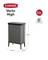 'Skraldespand Curver Verto High 54L, H68,7cm x B43,5cm x D26,5cm, fremstillet af mindst 70% genanvendt plast.'