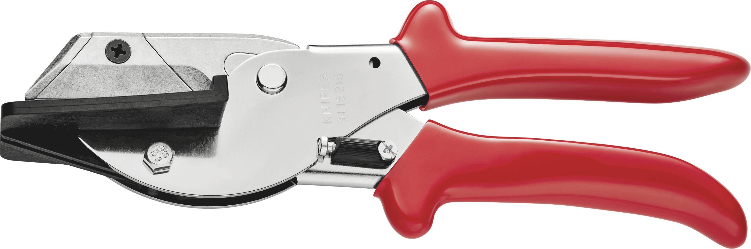 Rød havesaks med robuste klinger til beskæring af grene og planter, ergonomisk udformet for behagelig betjening.
