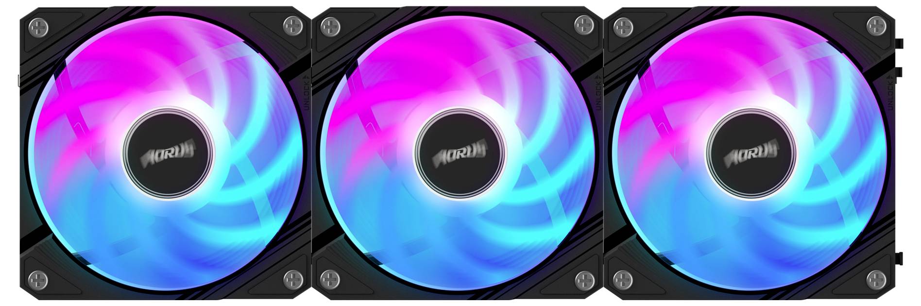 Gigabyte GP-ECFAN1203 PC-kabinet-blæser Sort (B x H x T) 120 x 25 x 120 mm-1