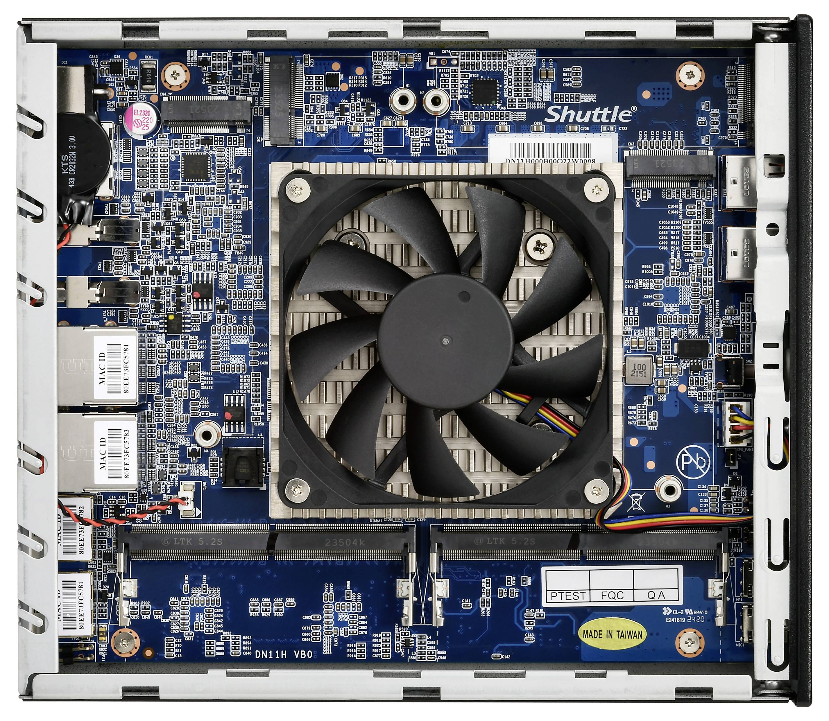 Shuttle Barebone DN11H5 2.5 cm (1 tommer) Intel® Core™ Ultra 5 125H 4.5 GHz Intel Arc Graphics DN11H5-6