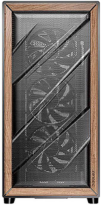Antec FLUX SE Midi-tower PC-kabinet Sort, Træ-4