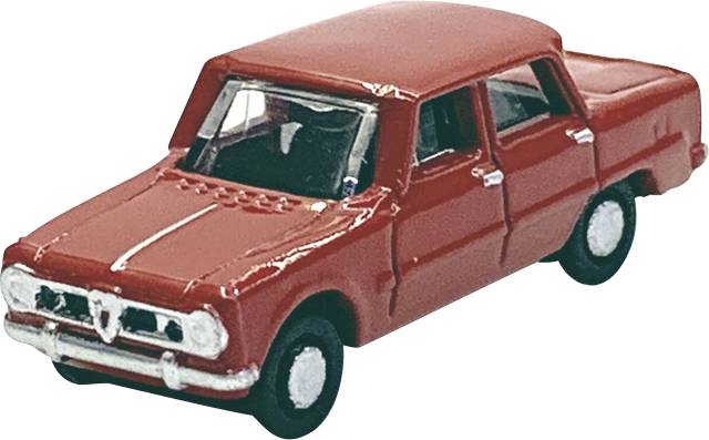 Minis by Lemke LC61417 N Personbil model Alfa Romeo Giulia, rød