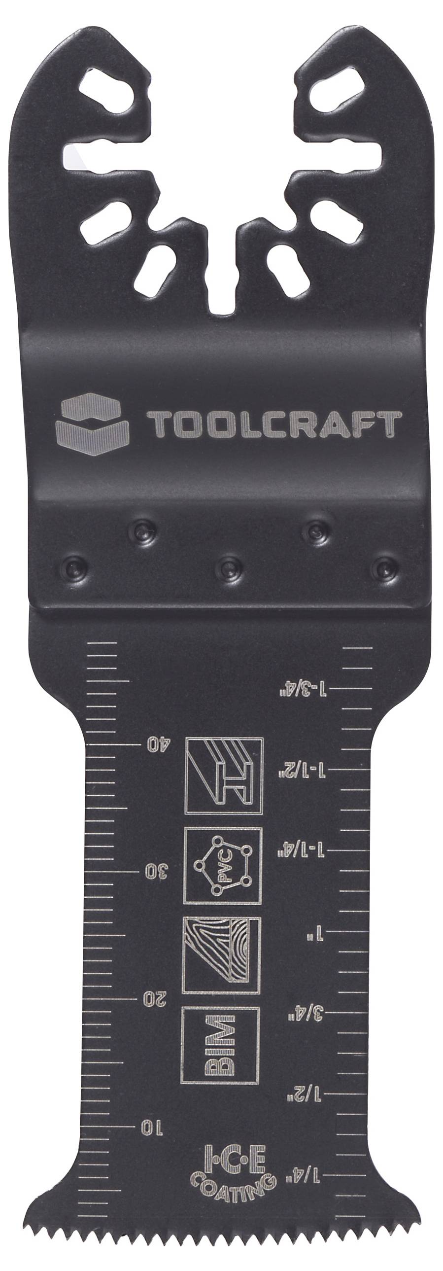 TOOLCRAFT TO-10283178 Bimetal Tilbehørssæt, multifunktionsværktøj 32.5 mm 3 stk-3
