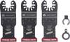 TOOLCRAFT TO-10283181 Karbid Tilbehørssæt, multifunktionsværktøj 34 mm 3 stk
