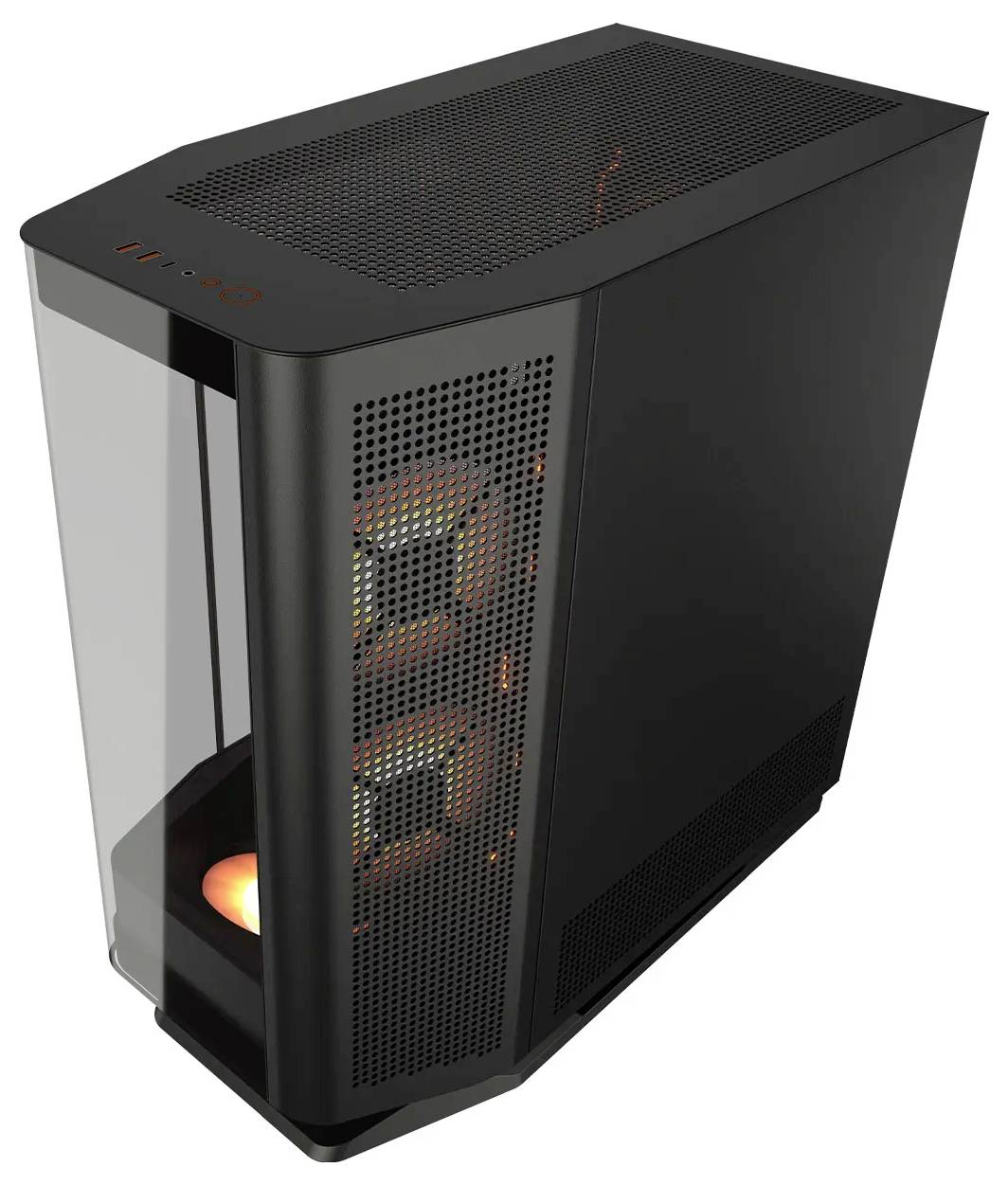 Cougar CGR-58M6B-RGB Midi-tower PC-kabinet Flerfarvet Siderude-10