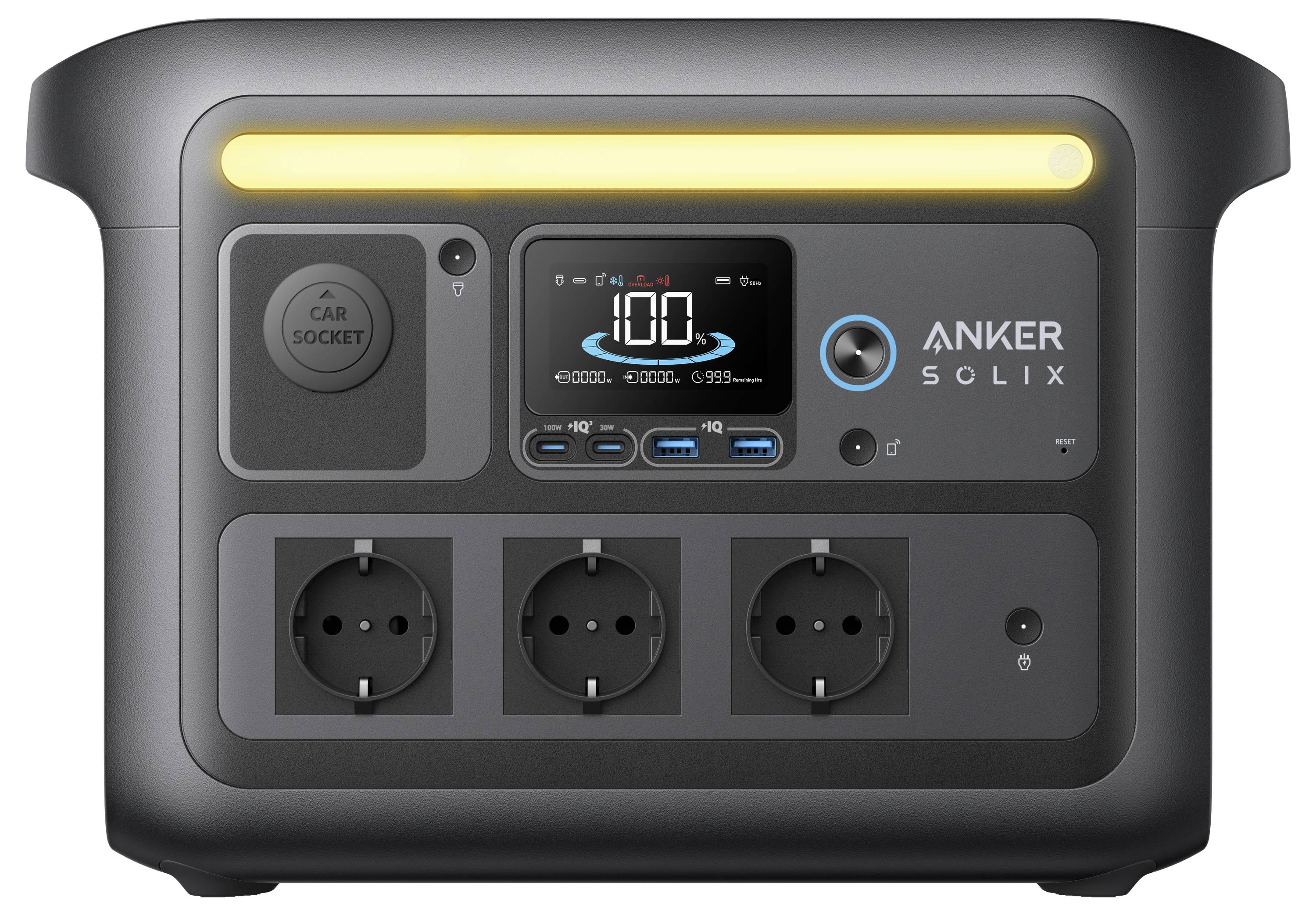 Anker SOLIX C800X Powerstation LiFePO 4 LED-lommelygte, Outdoor-4