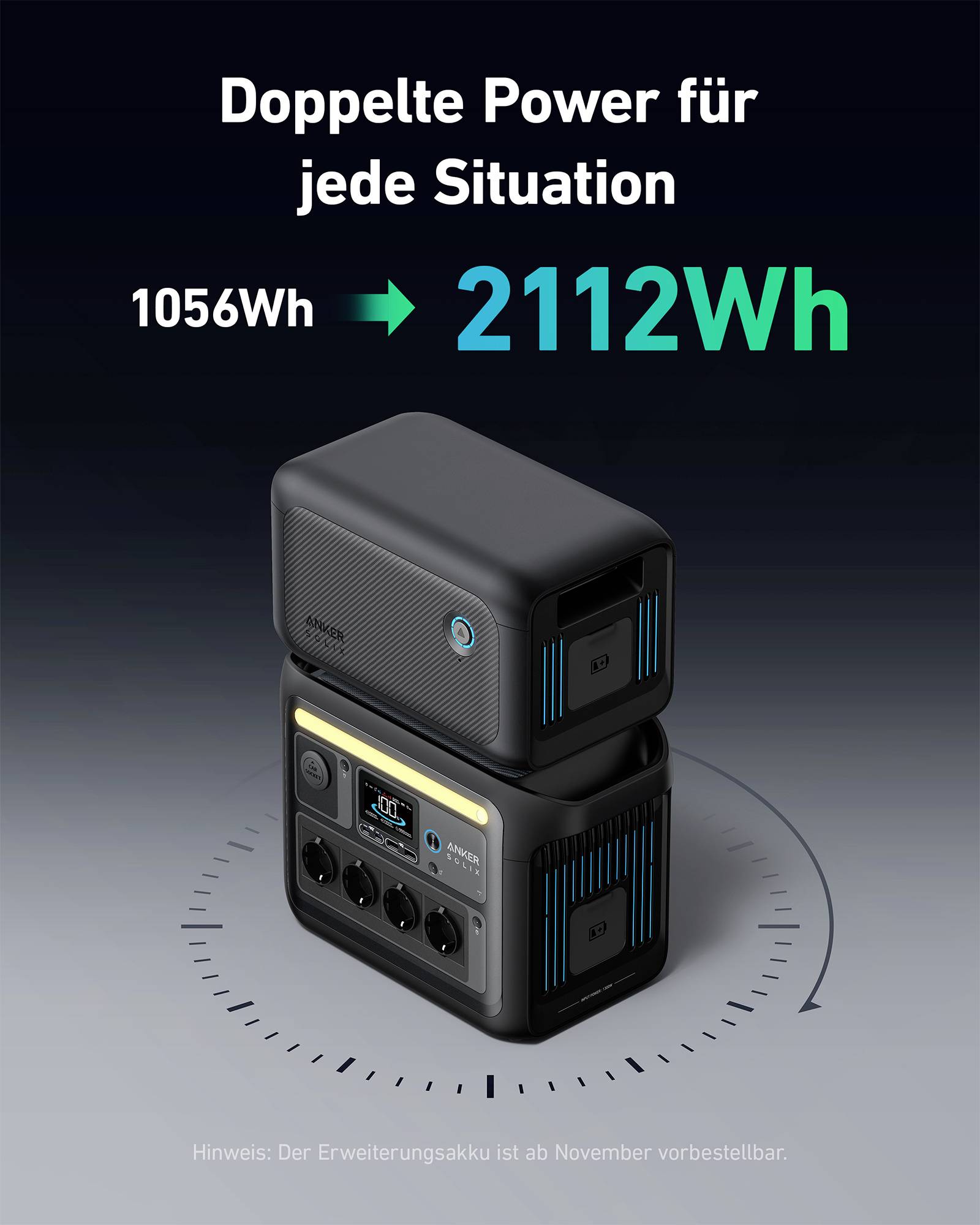Anker SOLIX C1000X Powerstation Lithiumjernfosfat Outdoor-41