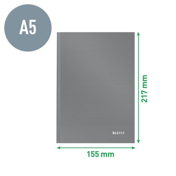 Leitz 46660095 Notesbog karieret Sort 80 Blad DIN A5-3