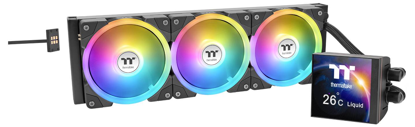 Thermaltake MAGFloe 360 Ultra All-In-One Liquid Cooler Black CPU-køler med blæser-1