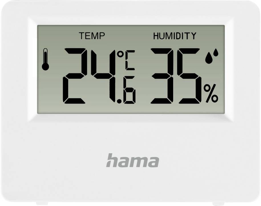 Hama Termo- /hygrometer Hvid 00222222-0