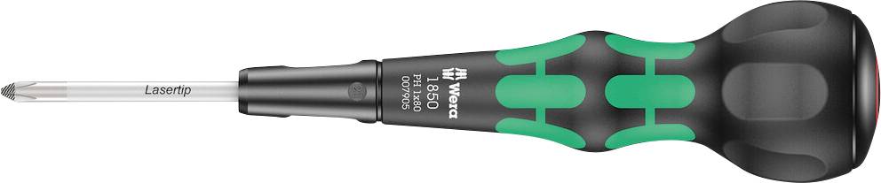 Wera 1850 PH 05007905001 Stjerneskruetrækker PH 1 Klinge-længde: 50 mm-0