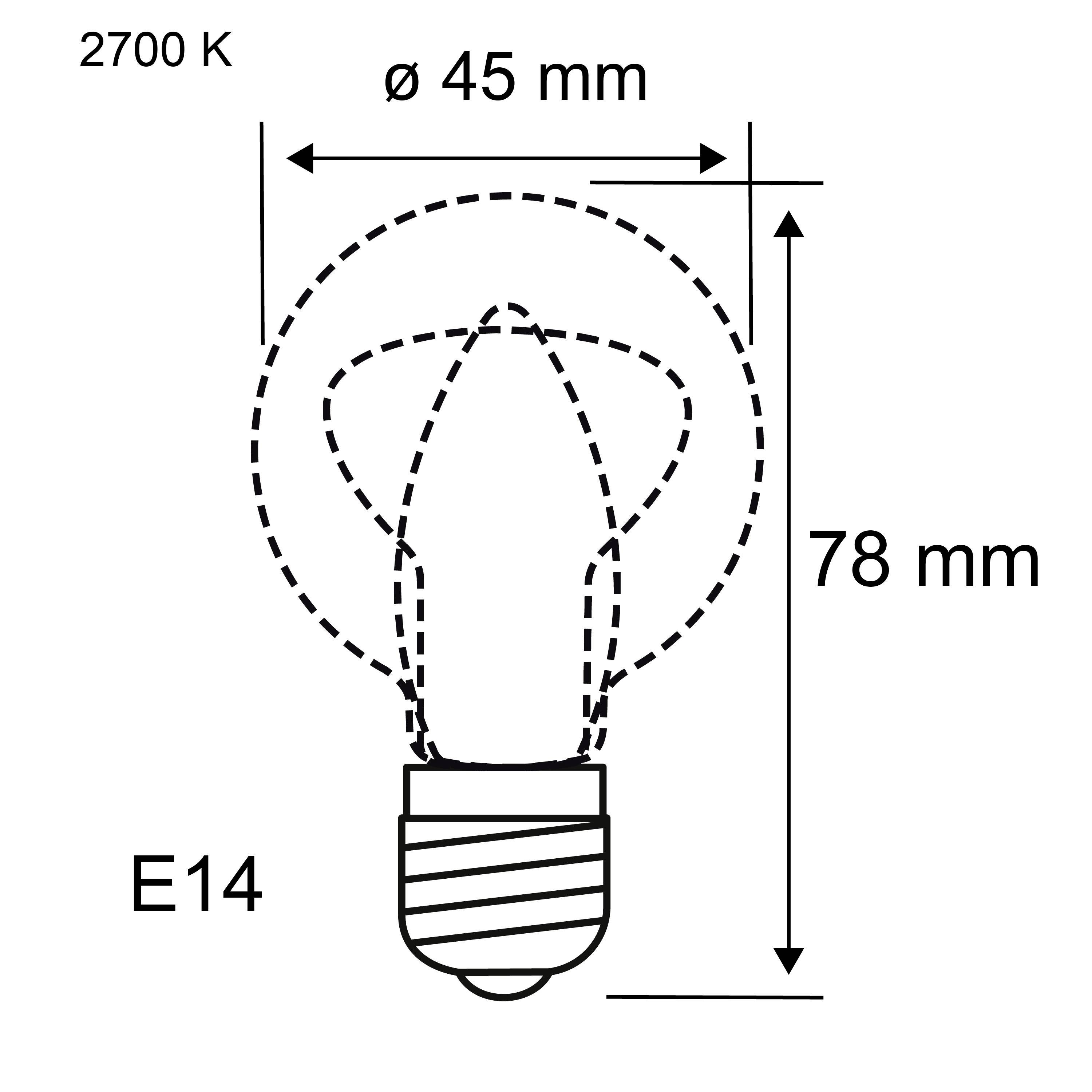 Paulmann 29264 LED (RGB)-lamp EEK F (A - G) E14 Dråbeform 4.5 W Varmhvid (Ø x H) 45 mm x 78 mm kan dæmpes 1 stk-8