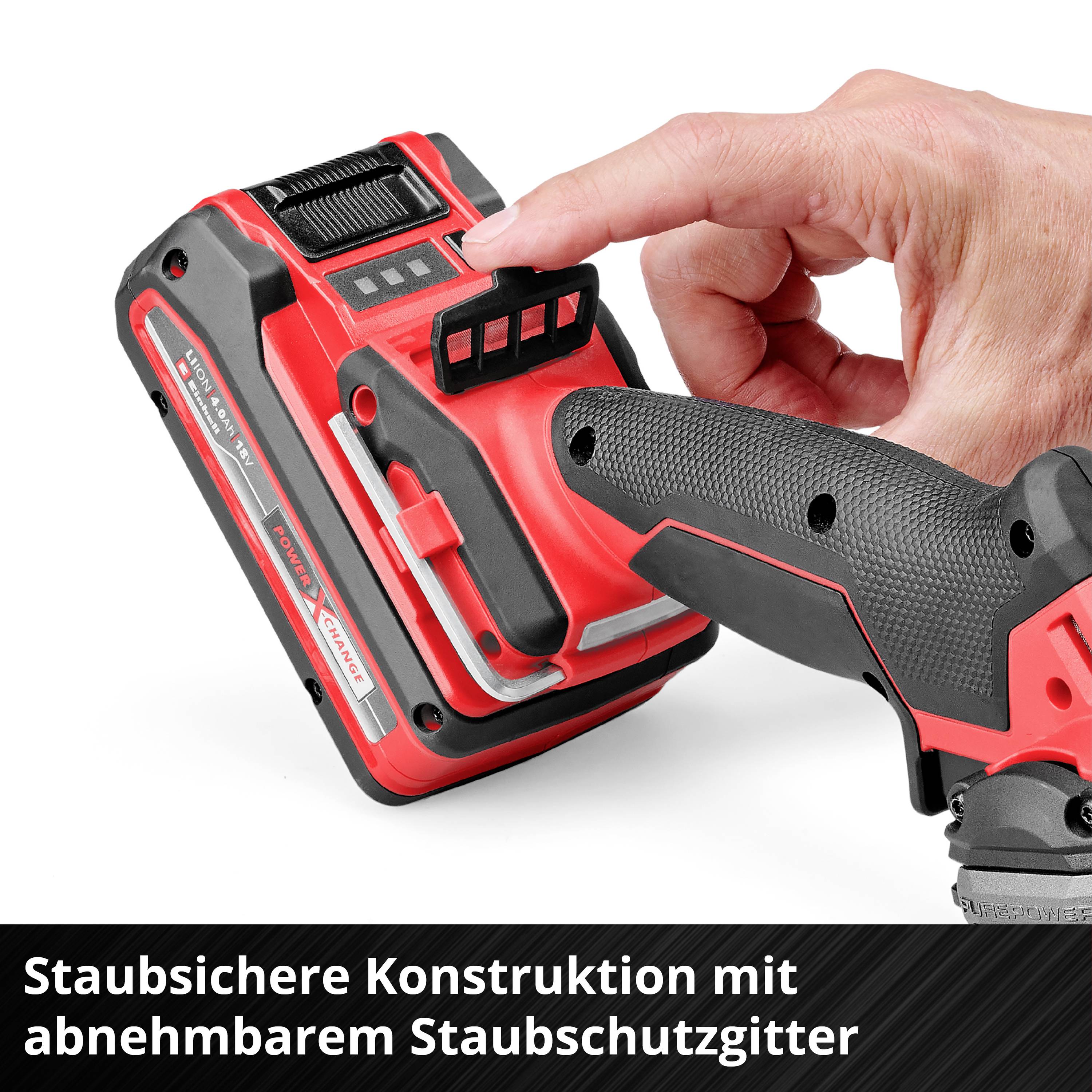 Einhell Professional TP-CO 18/76-C Li BL - Solo Batteridrevet vinkelskærer Skæredybde (max.): 16 mm-9