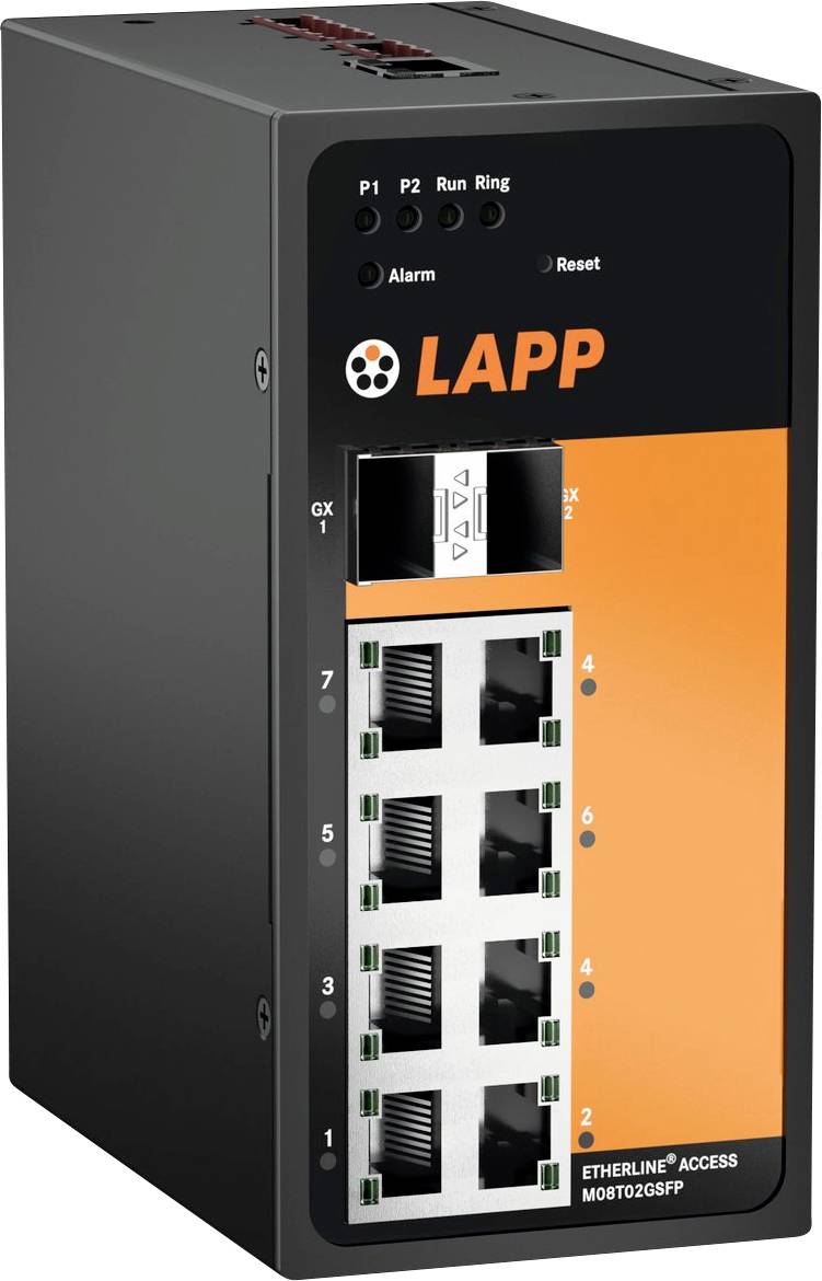 LAPP 21700137 ETHERLINE® ACCESS M08T02GSFP Industrial Ethernet Switch-0