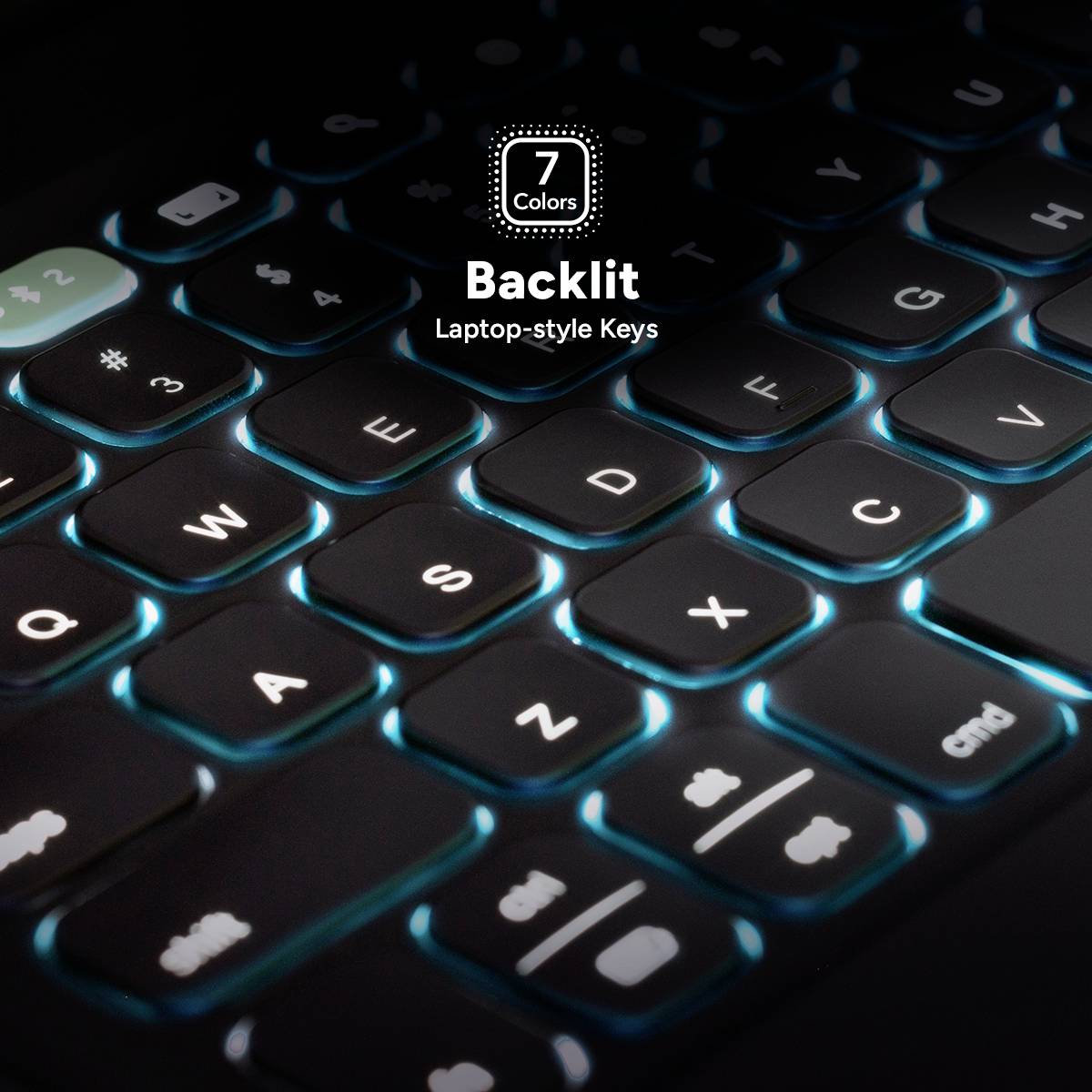 ZAGG KB Pro Keys 2 Tablet tastatur med Book Cover Passer til mærkerne (tablet): Apple iPad Air 11" (M2, 2024), iPad Air -4