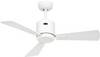 CasaFan ECO NEO III 92 WE-WE/LG WiFi Flügel Weiß/Lichtgrau Loftsventilator 12 W (Ø x H) 92 cm x 360 mm Hvid med fjernbetjening, Timer, Vinterdrift, App-styret