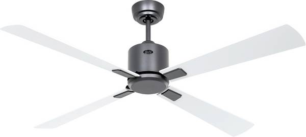 CasaFan ECO NEO III 132 BG-WE/LG WiFi Flügel Weiß/Lichtgrau Loftsventilator  27 W (Ø x H) 132 cm x 360 mm Basaltgrå med fjernbetjening, Timer, Vinterdrift, App-styret