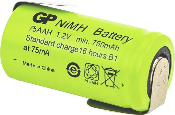 GP GP Ni-MH Industrial 750 AAH 1A1P-C1 Genopladeligt AA-batteri    NiMH 1.2 V 750 mAh 1 stk